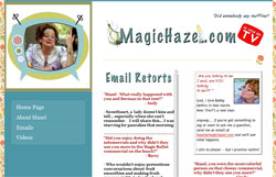 The MagicHazel.com website