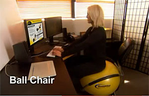 The 'Ball Chair' at the office