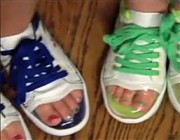 Toesys Sneakers: Live Vicariously Through Your Daughter's Painted Toenails